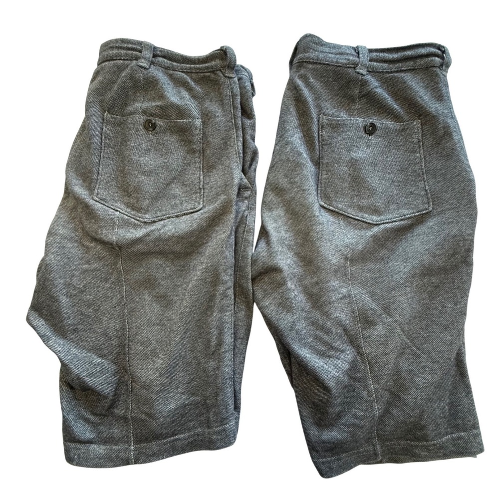 Tilley Endurables Mens Gray Textured Travel Shorts Size 34 Made in Canada